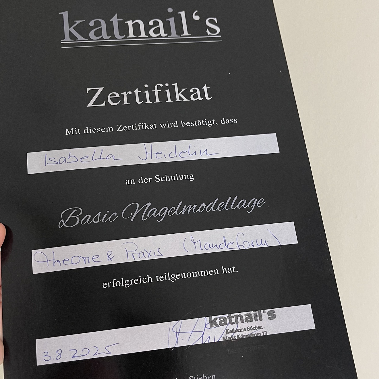 Zertifikat