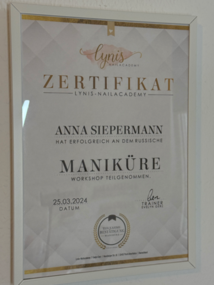 Russische Maniküre Workshop