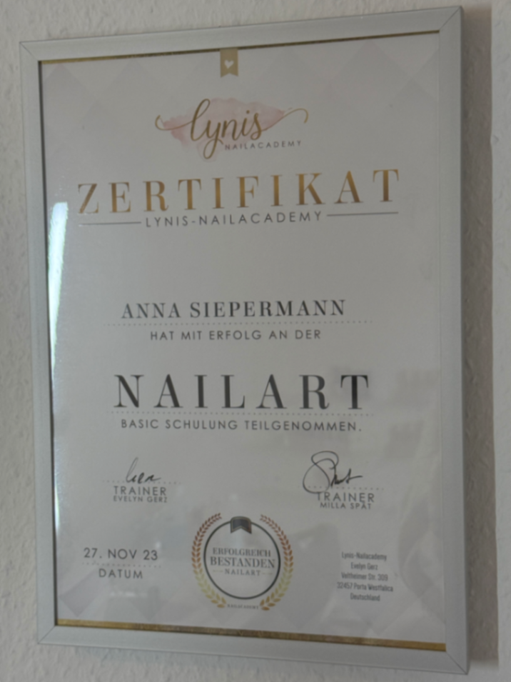 Nailart Schulung